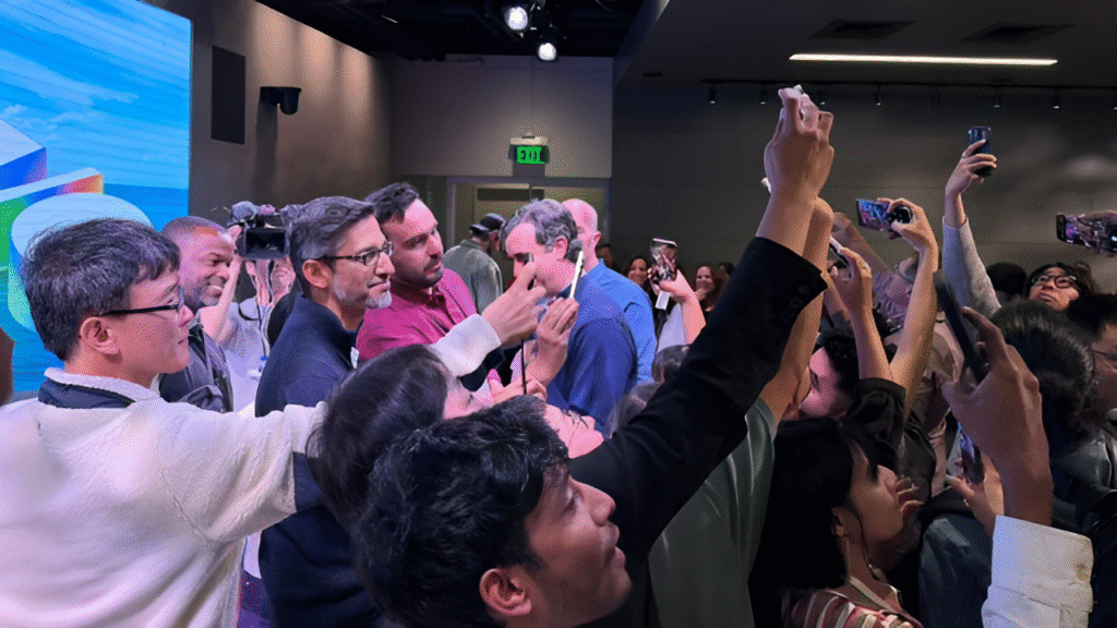 sundar-pichai-at-Google-event-Picsart-AiImageEnhancer