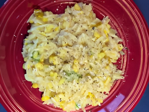 Creamy Corn and Orzo