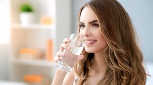 Drinking warm water