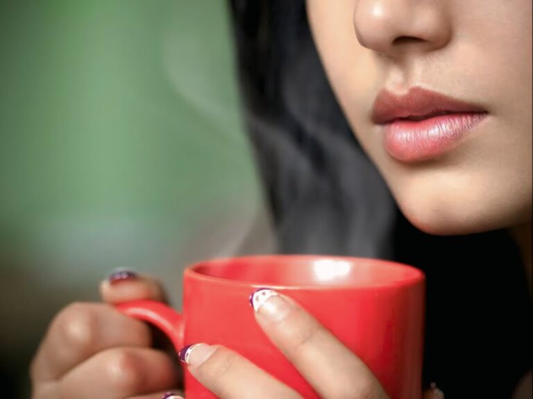 Drinking warm water